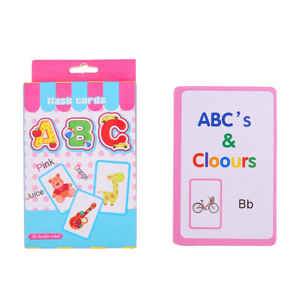 Educational Paper Flash Cards Early Learning Number and Letter Toy 6