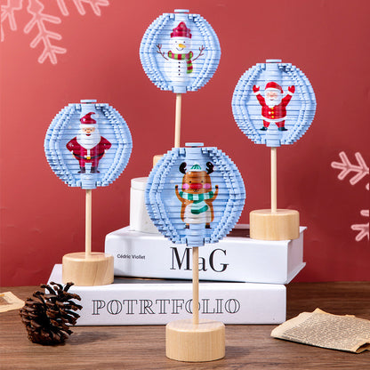 Wooden Christmas Spiral Tree Montessori Toys for Kids 3