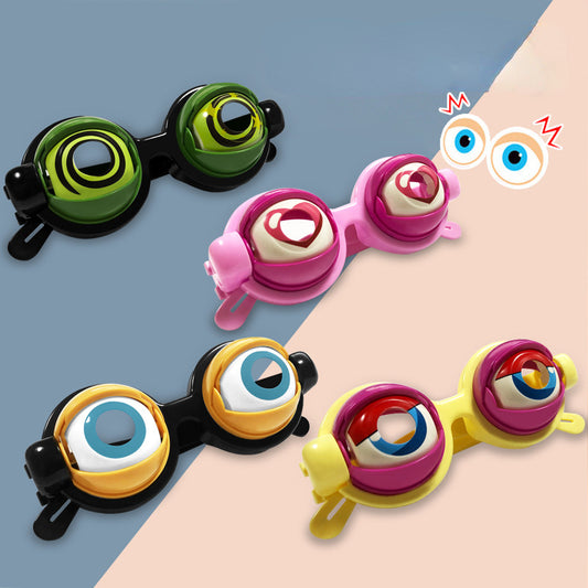Crazy Eye Funny Glasses Novelty Toy Plastic 20 x 20 x 5cm