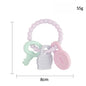 Silicone Baby Teething Toy Key Bear Bracelet 3 Pcs Set 9