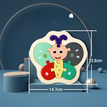 Wooden 3D Animal Puzzle Educational Toy for Kids 13
