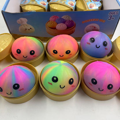 TPR Squishy Steamed Stuffed Bun Sensory Toy  12
