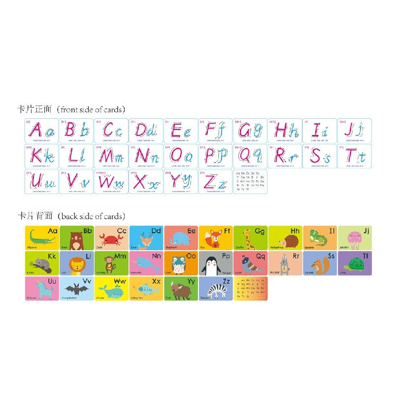 Letter Learning Educational Cards for Kids Paper Material 4