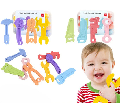 Silicone Tool Set Baby Teething Toy for Infant