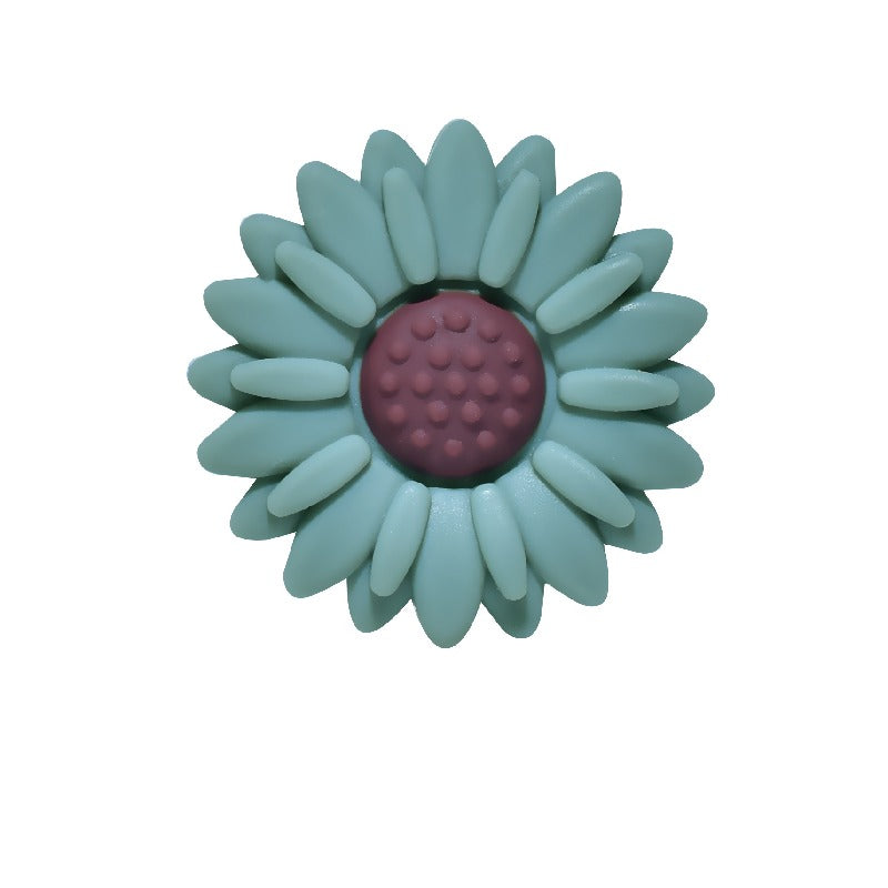50pcs Silicone Focal Beads Daisy Flower Variety of Colors Design 10
