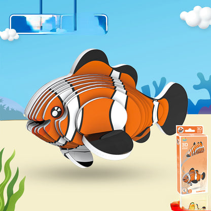 Marine Animals 3D Puzzle Paper Educational Toy for Kids 9