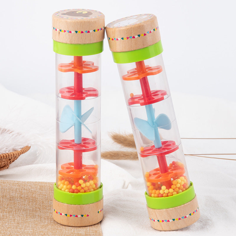 Wooden Rain Cone Musical Instrument Educational Toy