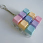 Plastic Keychain Button Mechanical Key Keyboard Fidget Toy 10