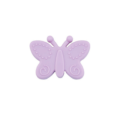20pcs Silicone Focal Beads Butterfly Side Profile 7