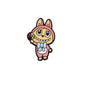 20Pcs Silicone Focal Beads Cute Cartoon Character Family Sitting Pose 2