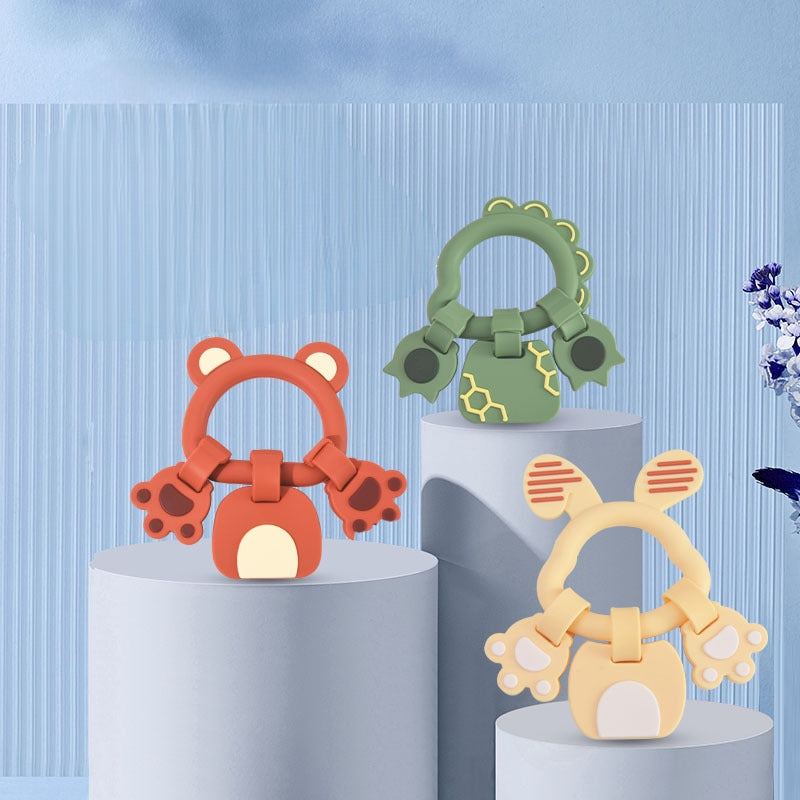 Silicone Baby Teething Toy Little Bear Rabbit Bracelet 3