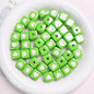 10pcs 12mm Heart Cube Acrylic Beads DIY Bracelet Making 25