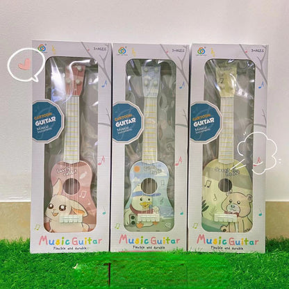 Plastic Kids Toy Ukulele Small Guitar Musical Instrument 4
