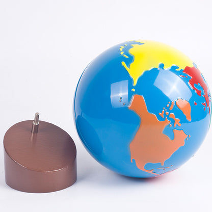 Wooden Wisdom Eye Globe Montessori Toy 19cm 2