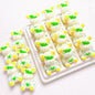 5pcs 22x32mm Light In the Dark Little Bear Acrylic Beads Glow in Dark 11
