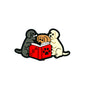 20pcs Silicone Focal Beads Dogs Reading Book Group