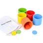 Wooden Color Classification Cups Montessori Toys for Toddlers 2
