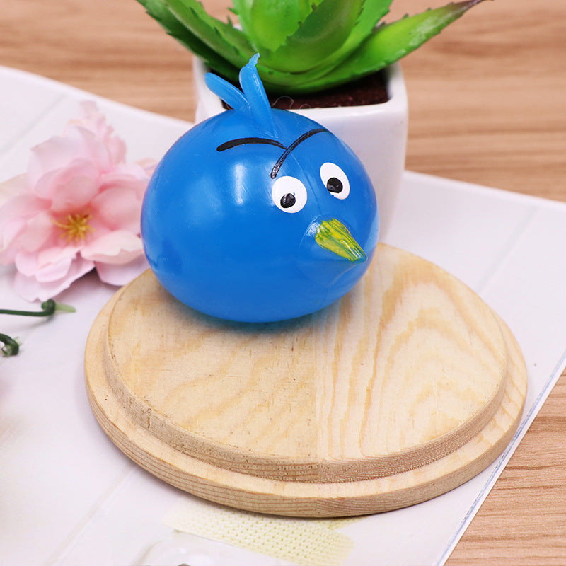 Plastic Fruit and Animal Splat Ball Squishy Toy Sensory Fidget 36