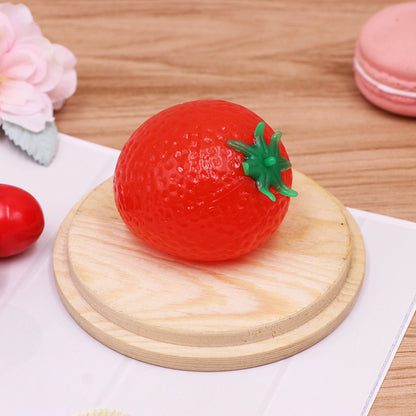 Plastic Fruit and Animal Splat Ball Squishy Toy Sensory Fidget 16