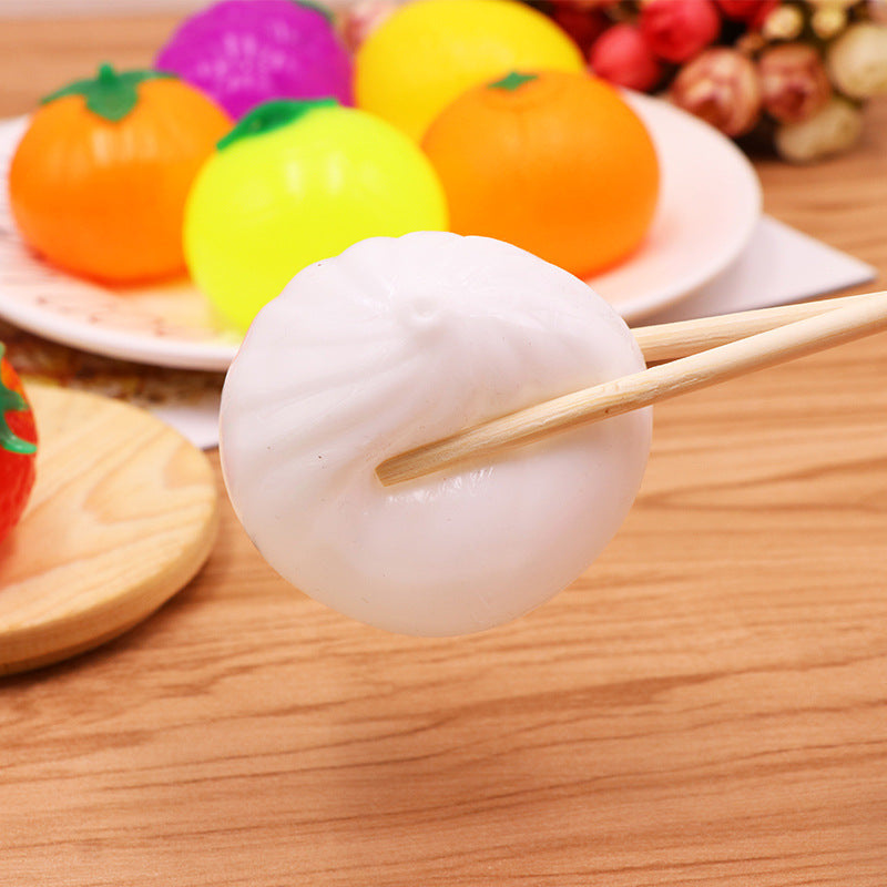 Plastic Fruit and Animal Splat Ball Squishy Toy Sensory Fidget 4