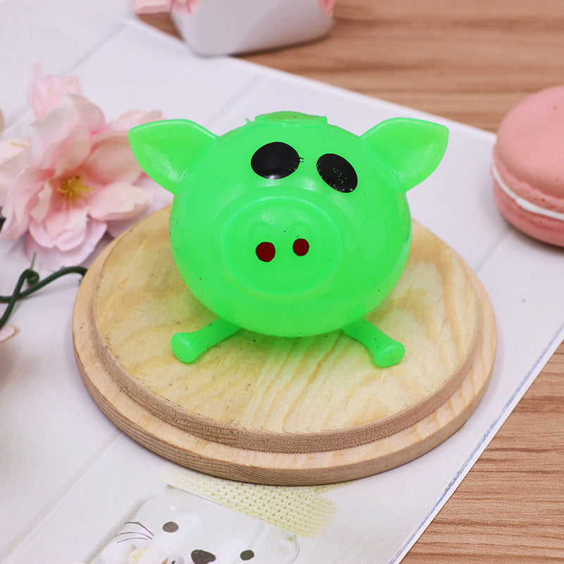 Plastic Fruit and Animal Splat Ball Squishy Toy Sensory Fidget 43