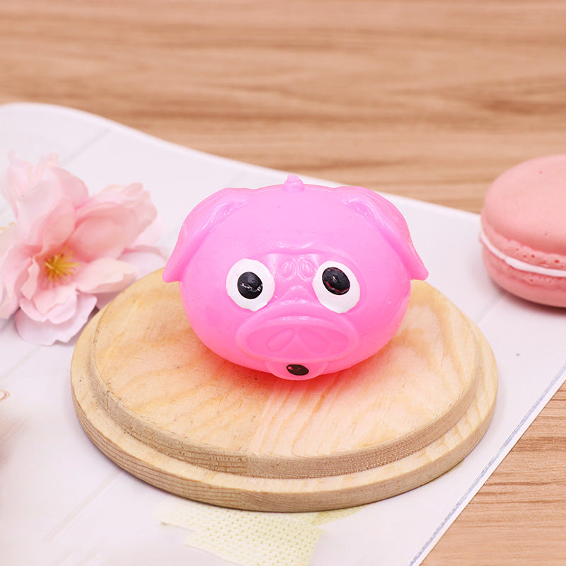 Plastic Fruit and Animal Splat Ball Squishy Toy Sensory Fidget 27