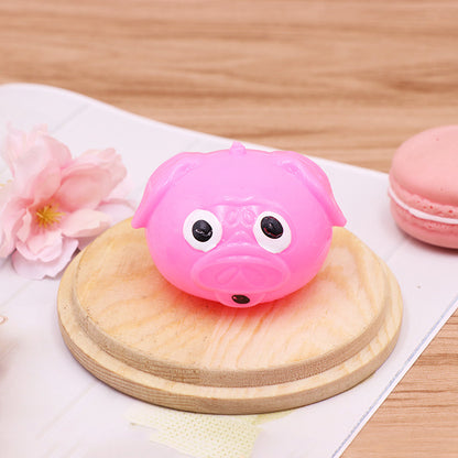 Plastic Fruit and Animal Splat Ball Squishy Toy Sensory Fidget 27