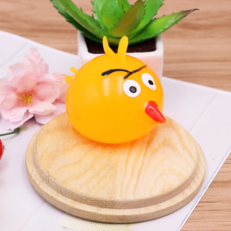 Plastic Fruit and Animal Splat Ball Squishy Toy Sensory Fidget 34
