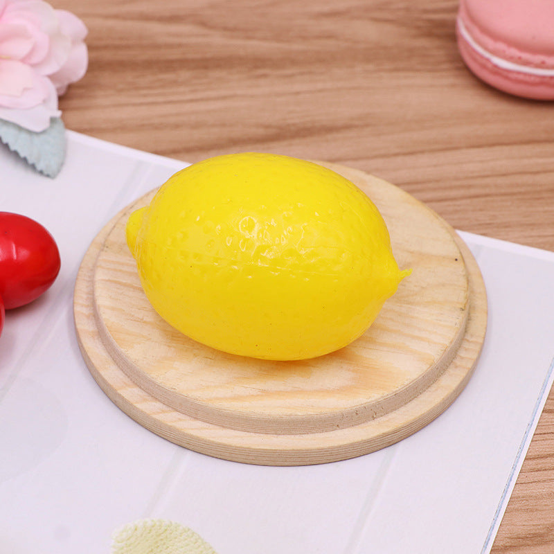 Plastic Fruit and Animal Splat Ball Squishy Toy Sensory Fidget 19