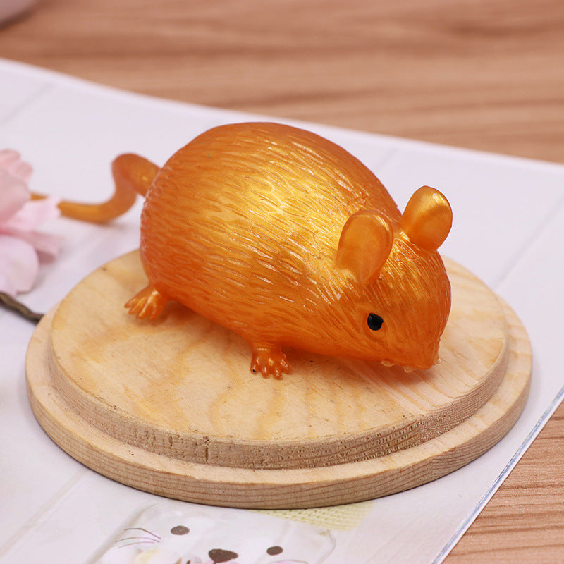 Plastic Fruit and Animal Splat Ball Squishy Toy Sensory Fidget 32