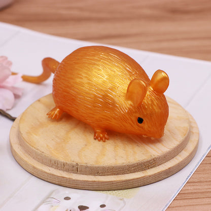 Plastic Fruit and Animal Splat Ball Squishy Toy Sensory Fidget 32
