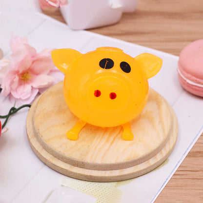 Plastic Fruit and Animal Splat Ball Squishy Toy Sensory Fidget 40