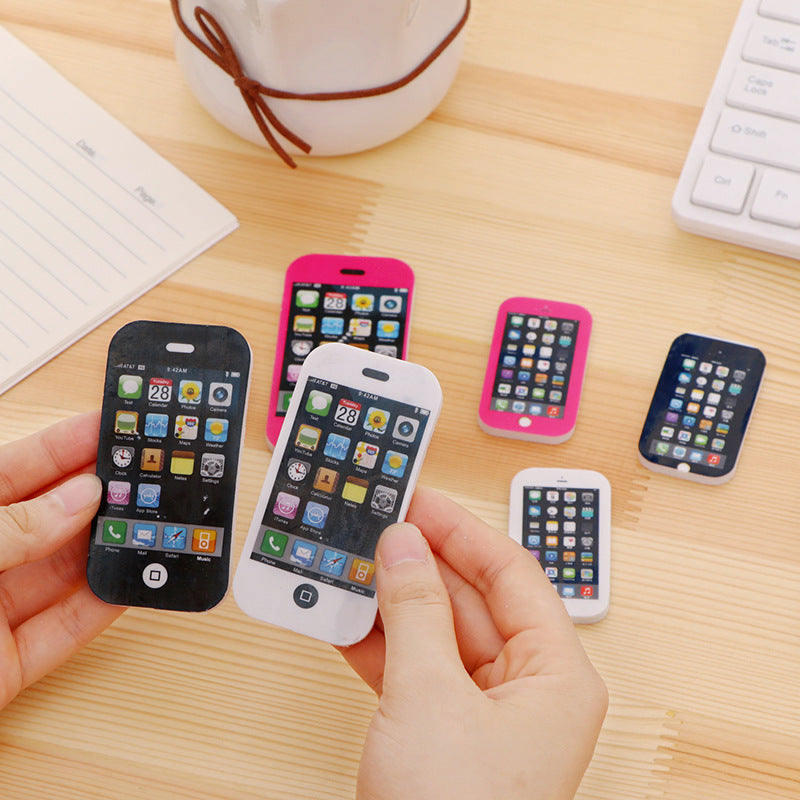 Mobile Phone Shaped Eraser Toy Student Stationery Novelty Gift 5