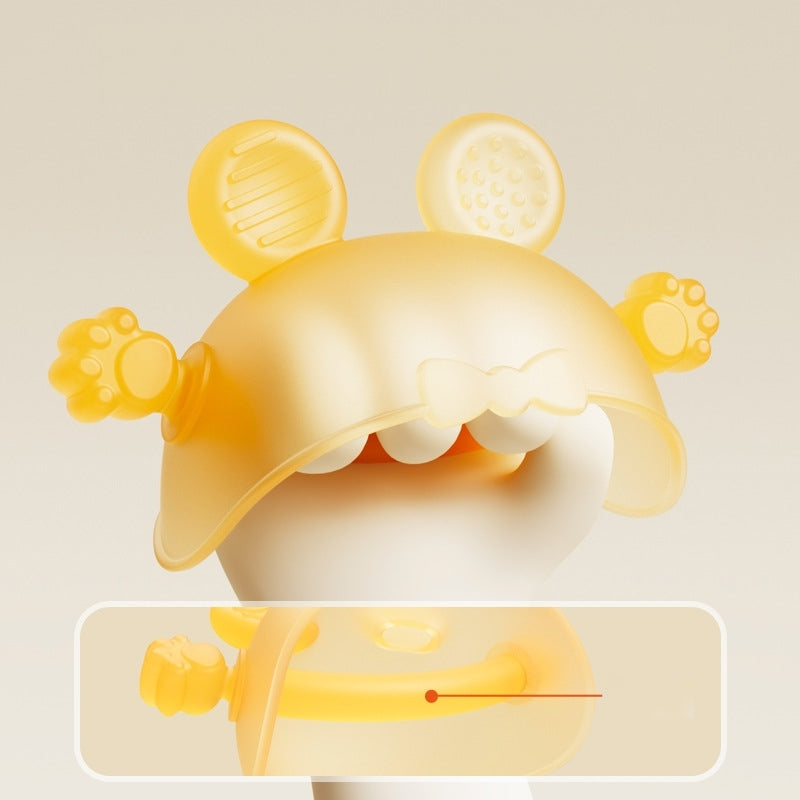 Silicone Baby Teething Toy Mushroom Gloves Shape for Babies 2
