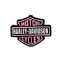 20Pcs Silicone Focal Beads Motorcycle Logo Emblem Pink Yellow