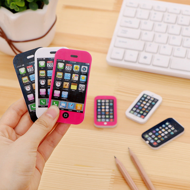 Mobile Phone Shaped Eraser Toy Student Stationery Novelty Gift