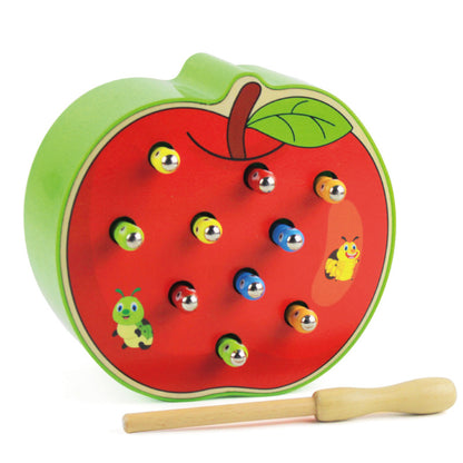 Wooden Magnetic Fruit Catching Montessori Toys for Toddlers 4