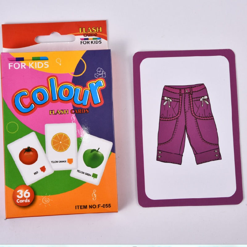 Educational Flash Cards Animal Transport Fun Paper Learning Toy 8