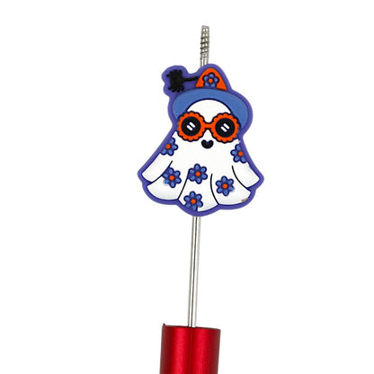20Pcs Silicone Focal Beads Halloween Cute Ghost Gone With The Wind 2