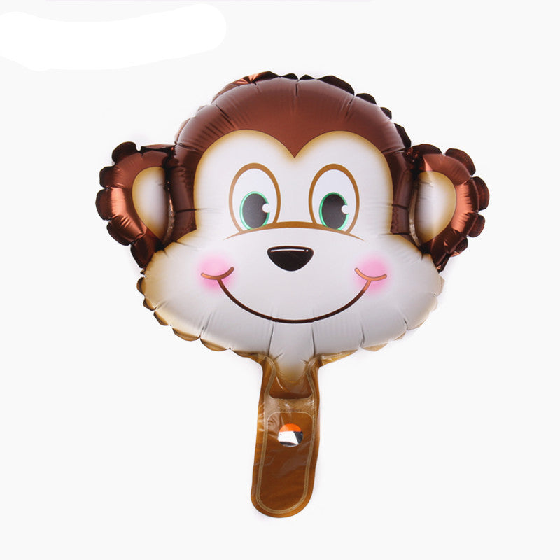 Cartoon Mini Animal Foil Balloons Party Decoration 5pcs 6