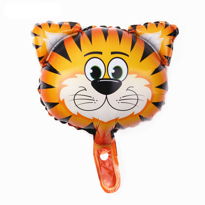 Cartoon Mini Animal Foil Balloons Party Decoration 5pcs 5