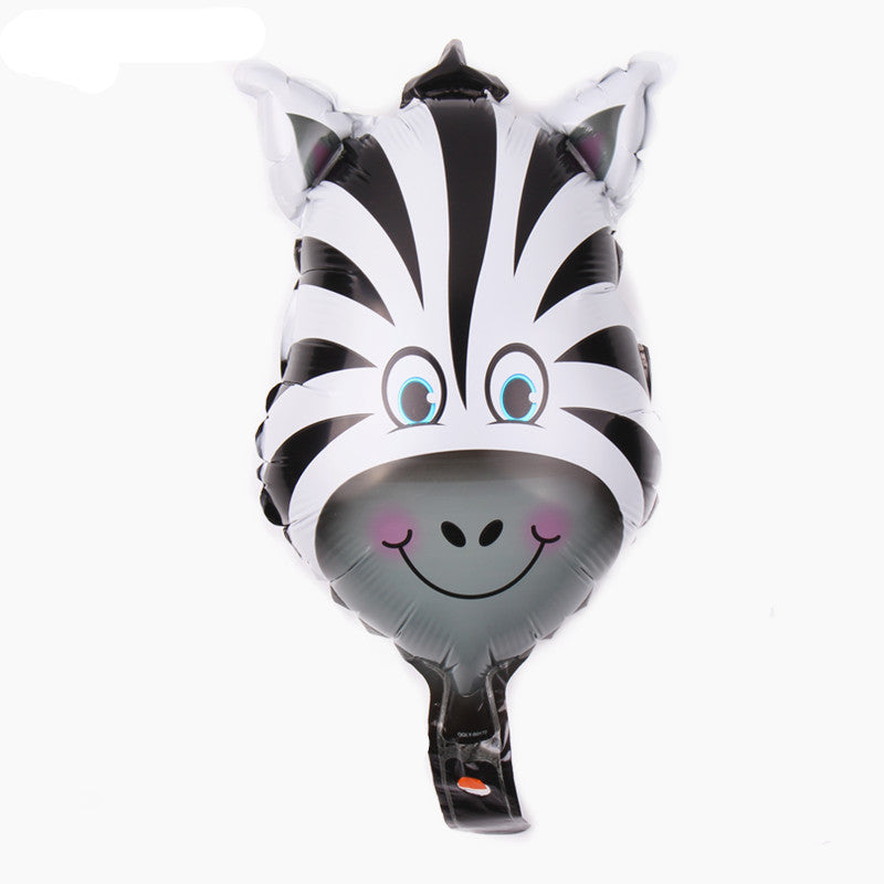 Cartoon Mini Animal Foil Balloons Party Decoration 5pcs 10