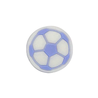 20pcs Silicone Focal Beads Football Round Detail 7