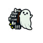 Silicone Focal Beads Ghost Halloween Your Face Pisses Me Off Text Design