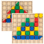 Wooden Building Blocks Puzzle Montessori Toys Educational Toy
