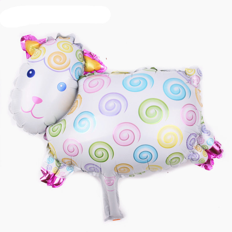 Mini Animal Foil Balloon Set Party Decoration 5pcs 6
