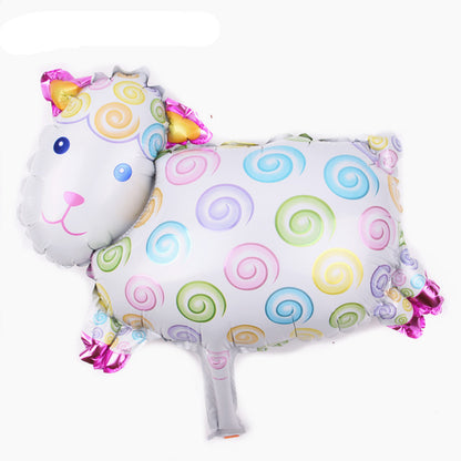 Mini Animal Foil Balloon Set Party Decoration 5pcs 6