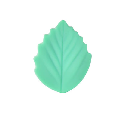 20pcs Silicone Focal Beads Colorful Leaves Leaf Shape 7