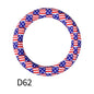 65mm Printed Silicone Beads Rings 20