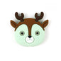 Silicone Focal Beads Cartoon Colorful Deer with Antlers 6